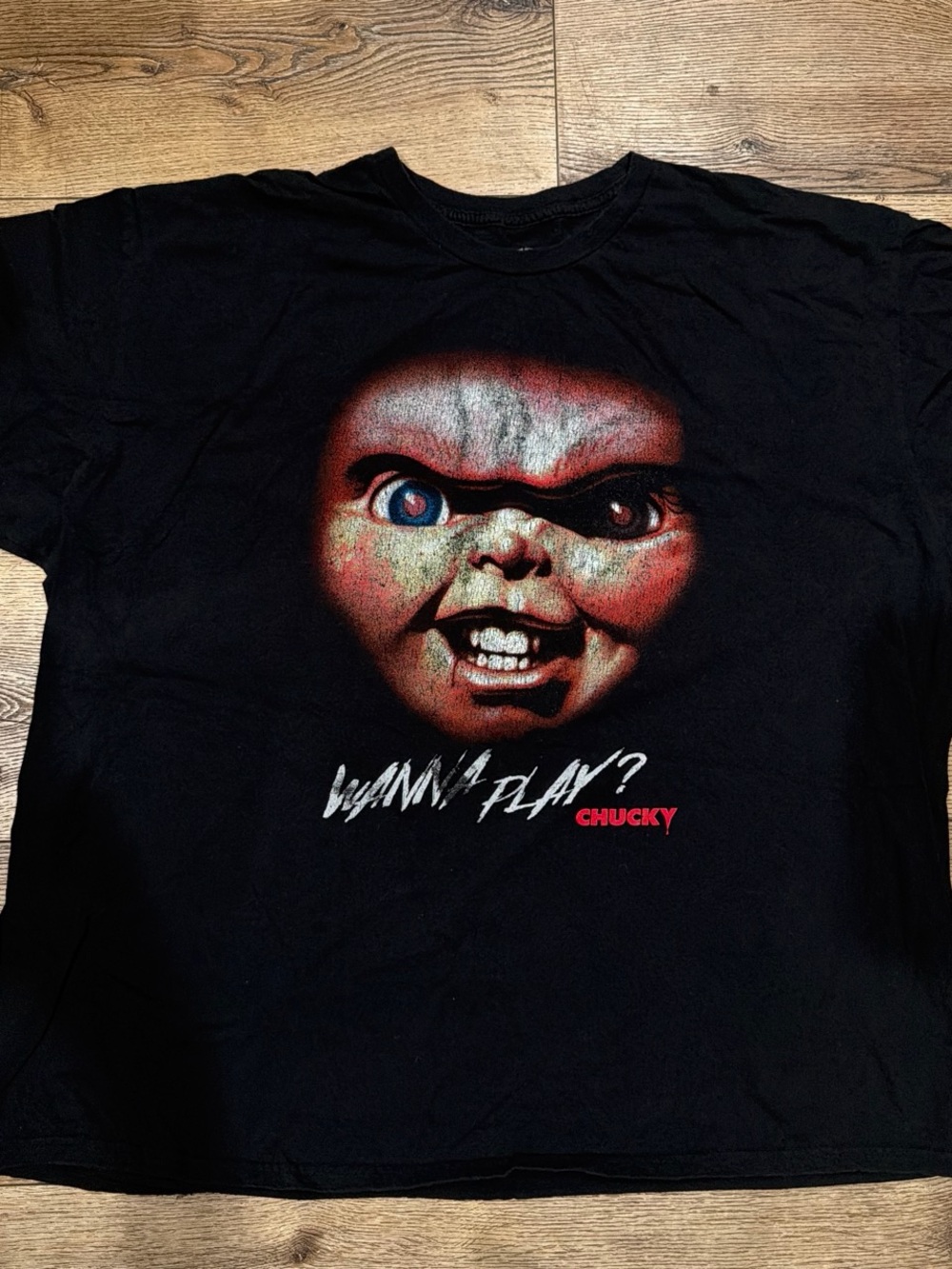 Chucky Graphic Short Sleeve Tee - Black